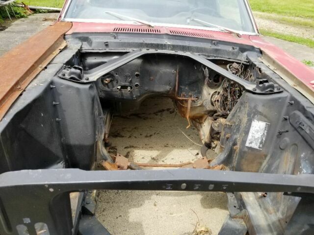 1967 Red Ford Mustang Fastback