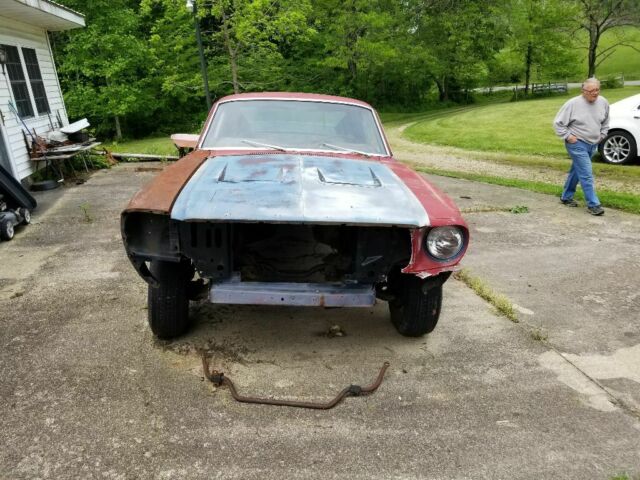 1967 Red Ford Mustang Fastback