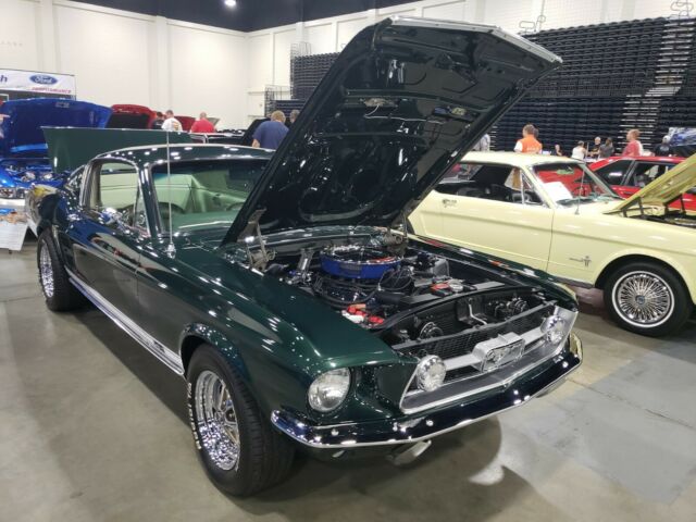 1967 Blue Ford Mustang Fastback