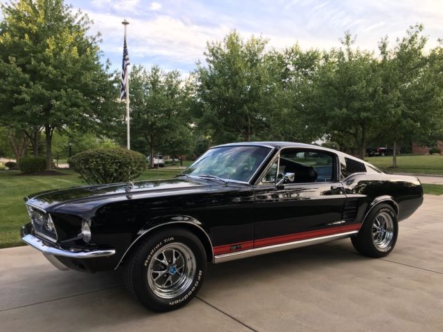 1967 Black Ford Mustang