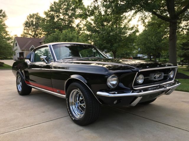 1967 Black Ford Mustang