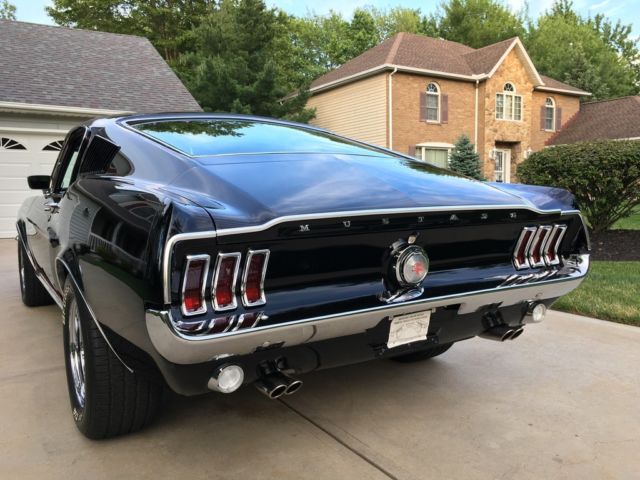 1967 Black Ford Mustang