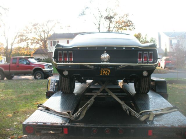 1967 Black Ford Mustang Fastback