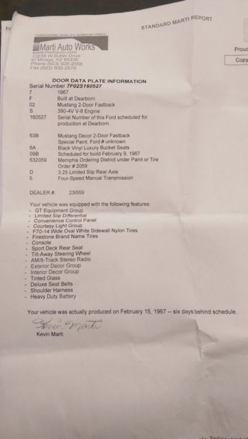 1967 Ford Mustang