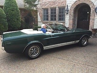 1967 Green Ford Mustang Convertible