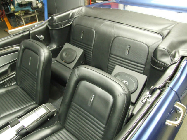 1967 Blue Ford Mustang Convertible