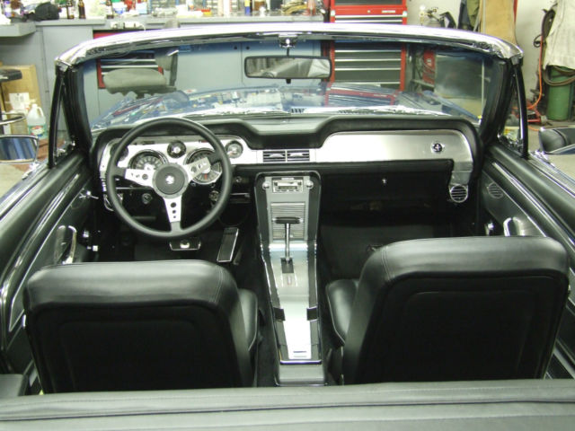 1967 Blue Ford Mustang Convertible