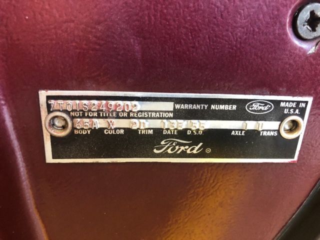 1967 Burgundy Ford Mustang Coupe