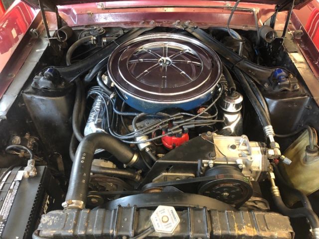 1967 Burgundy Ford Mustang Coupe