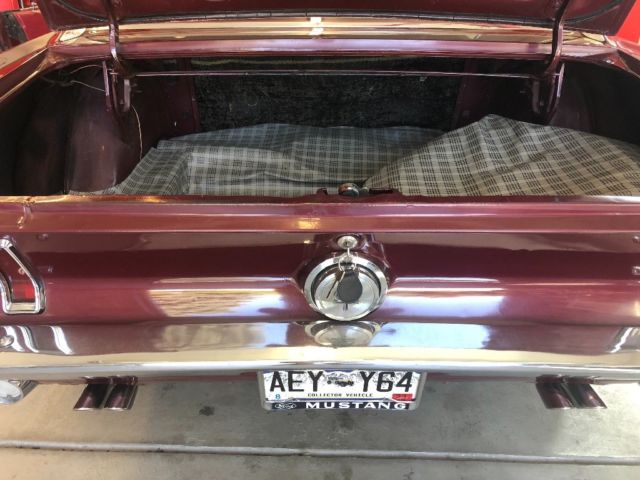 1967 Burgundy Ford Mustang Coupe