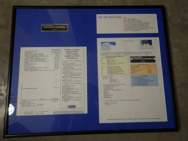 1967 Lime Gold Metallic Ford Mustang Coupe