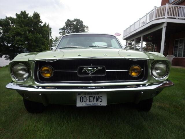 1967 Lime Gold Metallic Ford Mustang Coupe
