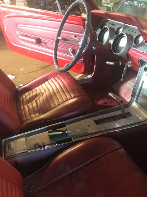 1967 Red Ford Mustang Coupe