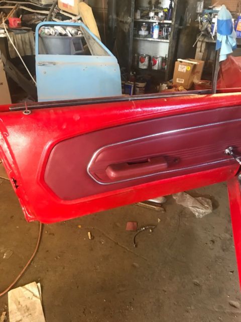 1967 Red Ford Mustang Coupe