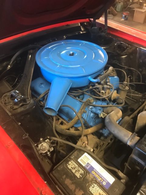 1967 Red Ford Mustang Coupe