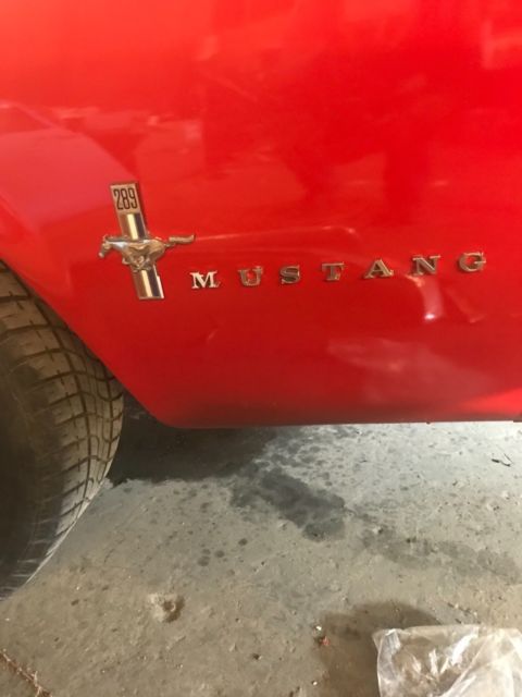 1967 Red Ford Mustang Coupe