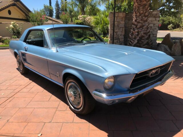 1967 Blue Ford Mustang Coupe