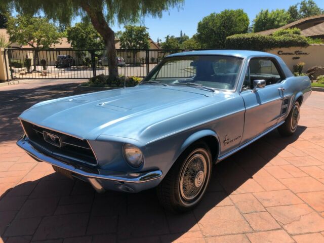 1967 Blue Ford Mustang Coupe