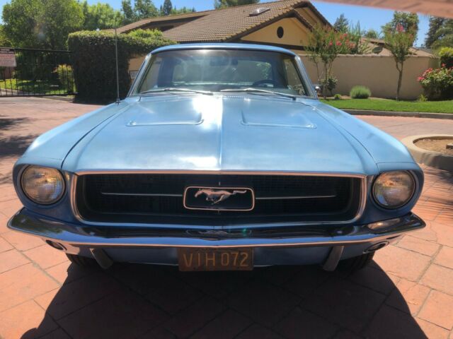 1967 Blue Ford Mustang Coupe