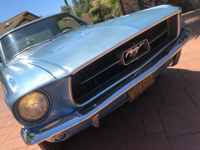 1967 Blue Ford Mustang Coupe