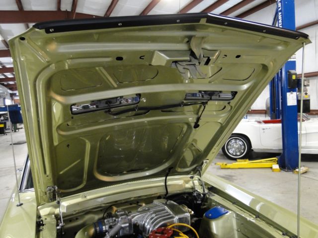 1967 lime gold Ford Mustang