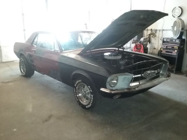 1967 Red Ford Mustang Coupe