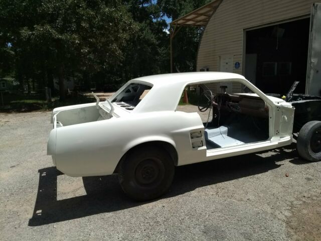 1967 White Ford Mustang Coupe