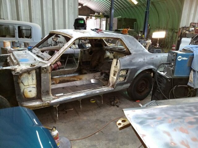 1967 White Ford Mustang Coupe