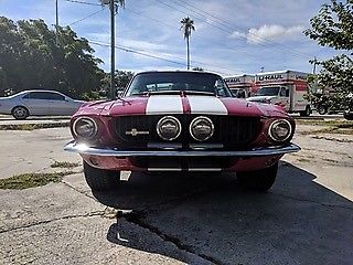 1967 Red Ford Mustang