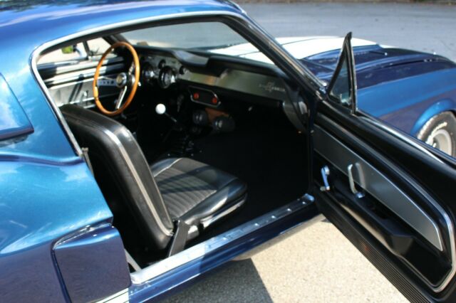 1967 Blue Ford Mustang