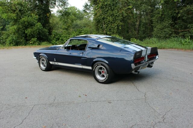 1967 Blue Ford Mustang