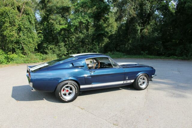 1967 Blue Ford Mustang