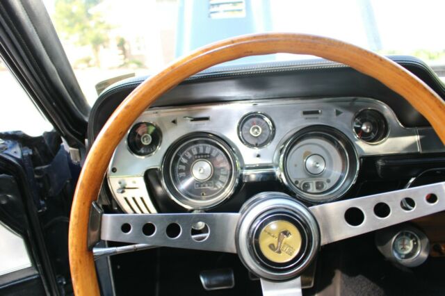 1967 Blue Ford Mustang