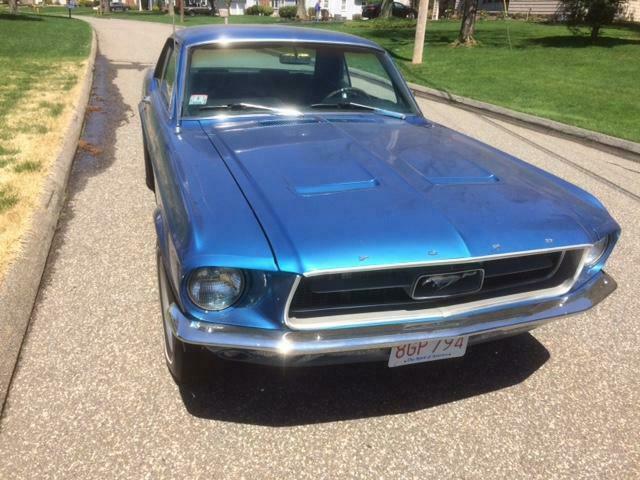 1967 Blue Ford Mustang Coupe