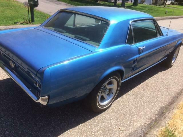 1967 Blue Ford Mustang Coupe