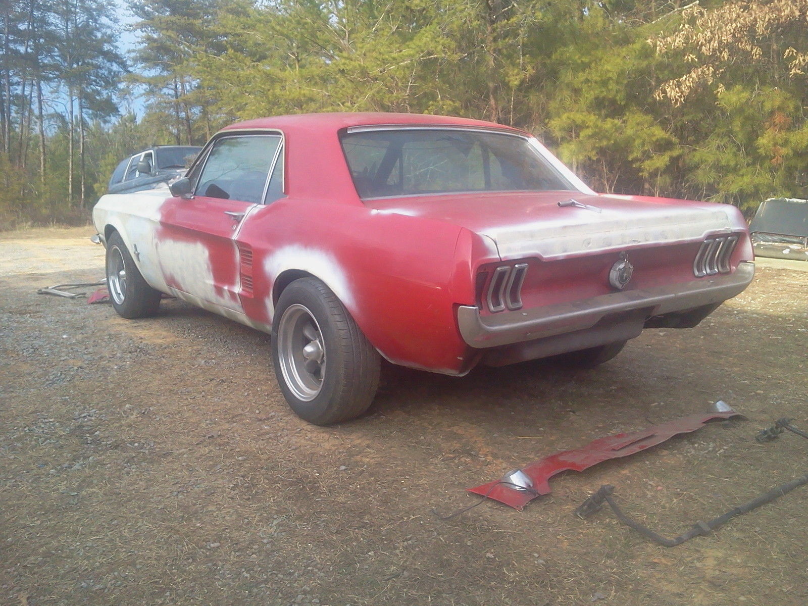 1967 Red Ford Mustang Coupe