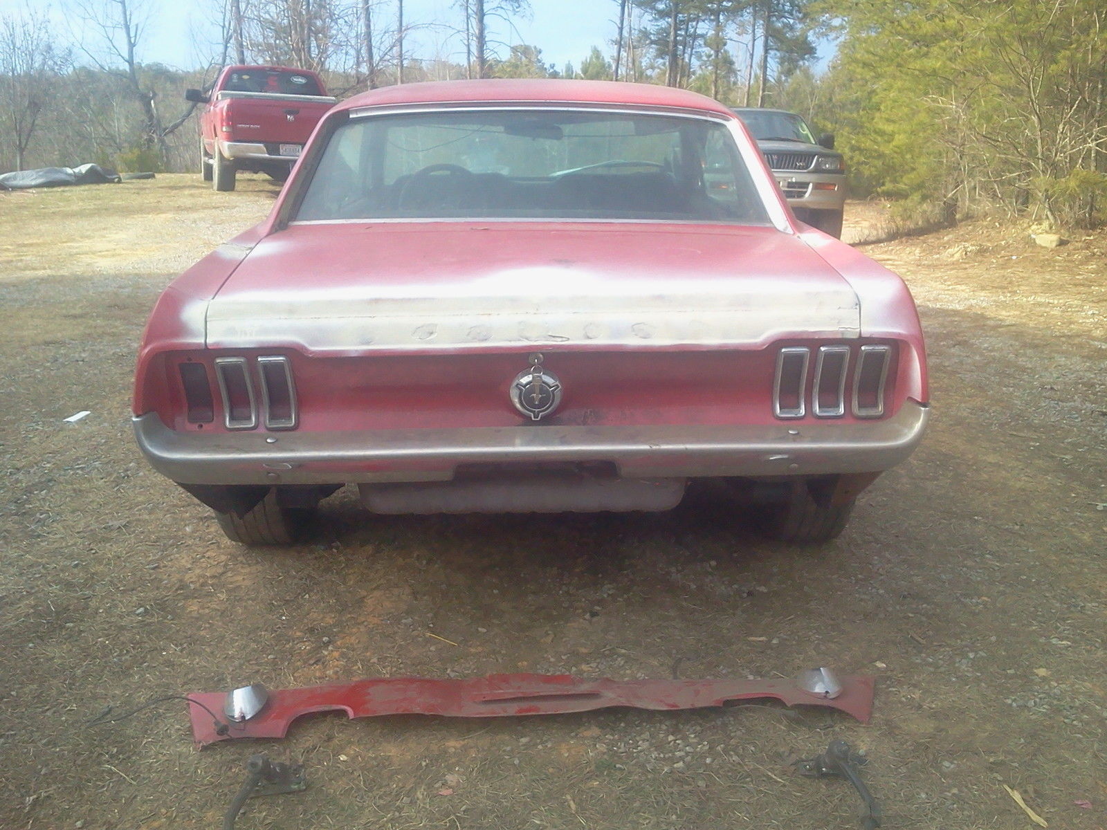 1967 Red Ford Mustang Coupe