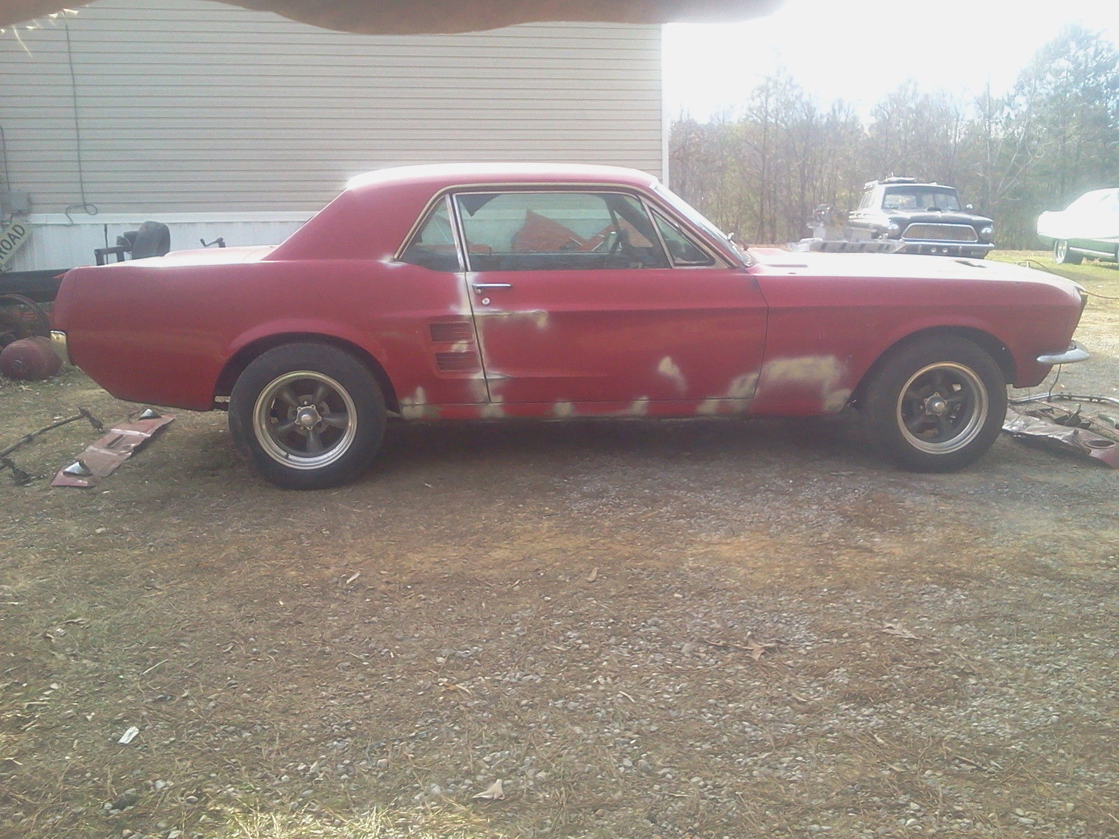 1967 Red Ford Mustang Coupe