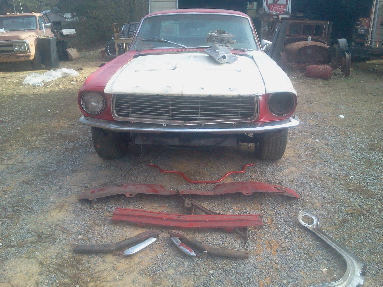1967 Red Ford Mustang Coupe