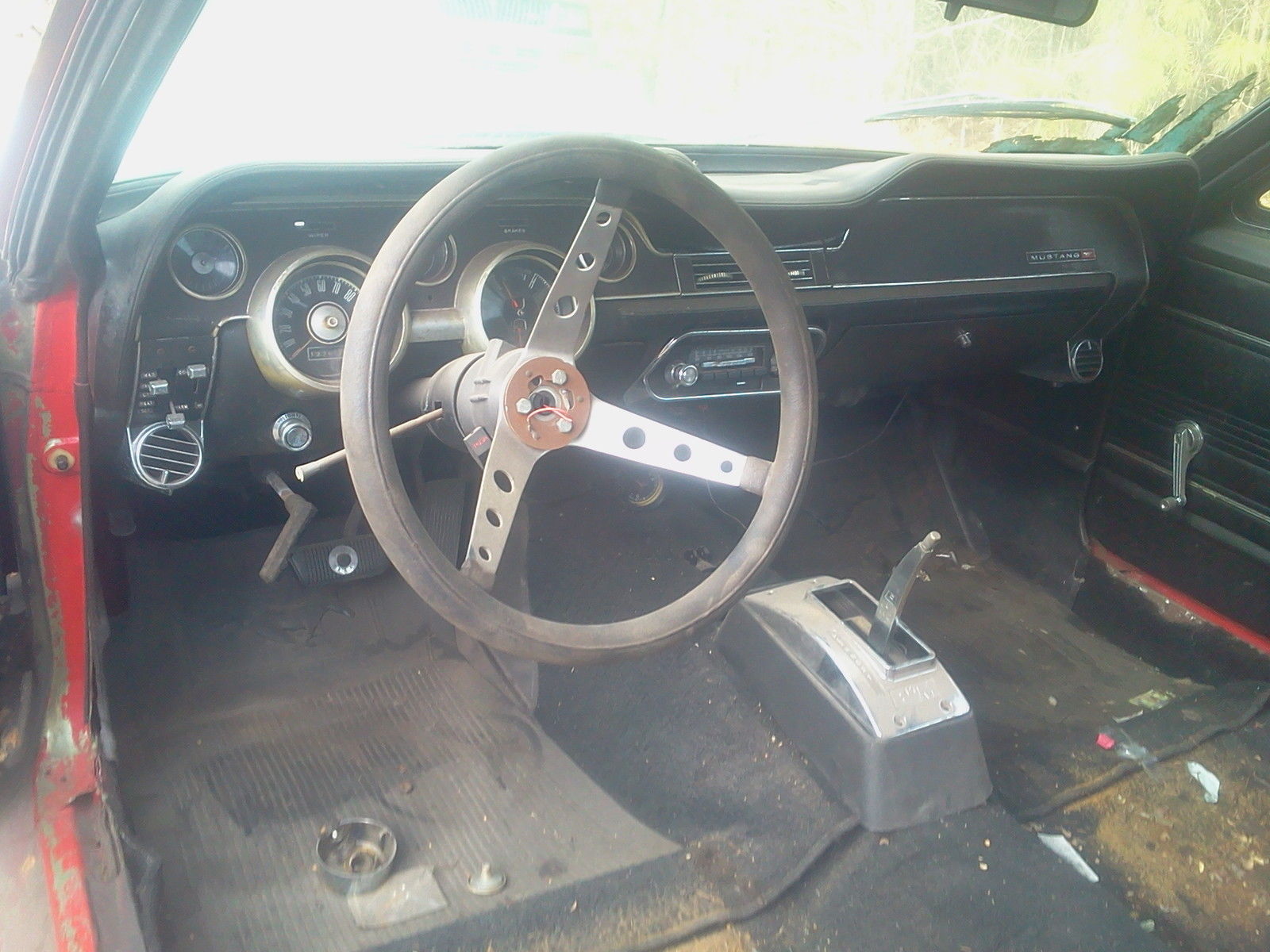 1967 Red Ford Mustang Coupe