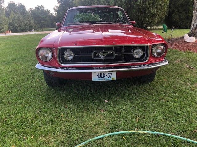 1967 Red Ford Mustang Coupe