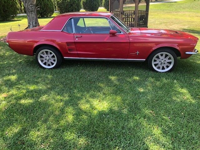 1967 Red Ford Mustang Coupe