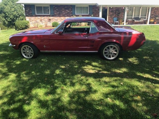 1967 Red Ford Mustang Coupe