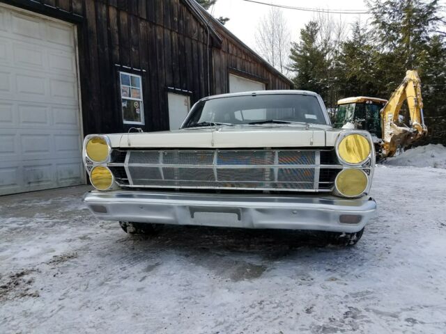 1967 White Ford Fairlane