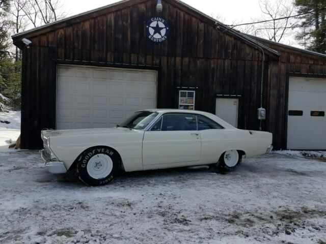 1967 White Ford Fairlane