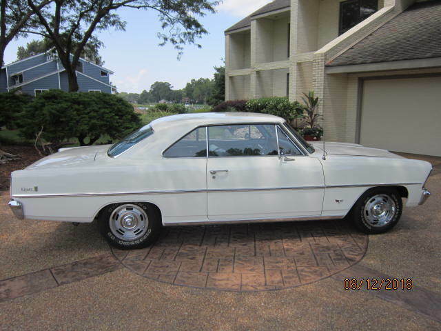 1967 White Chevrolet Nova Coupe