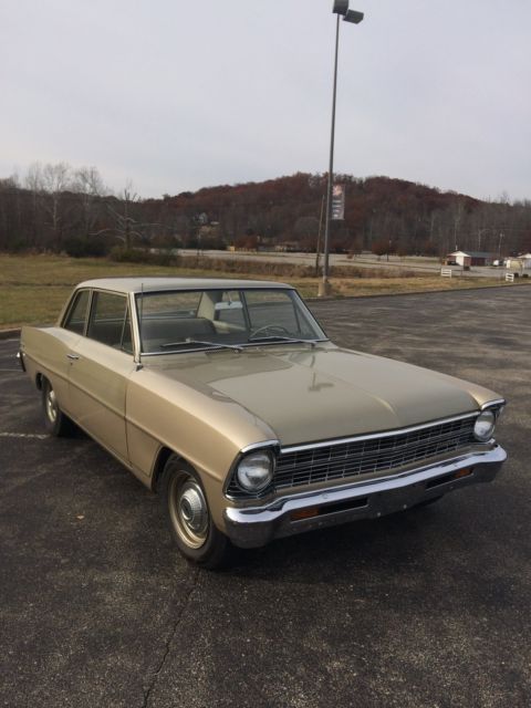 1967 Gold Chevrolet Nova Sedan