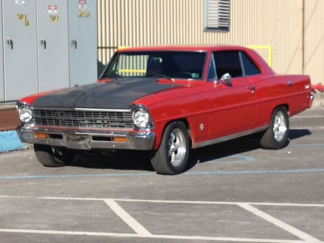 1967 Red Chevrolet Nova Coupe
