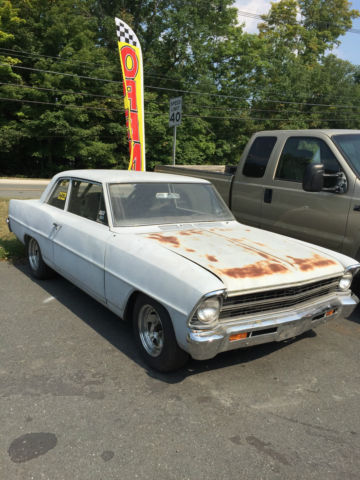1967 primed Chevrolet Nova coupe