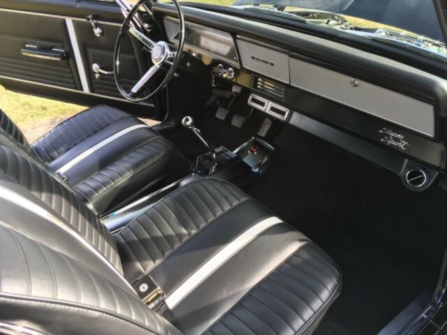 1967 Black Chevrolet Nova Coupe